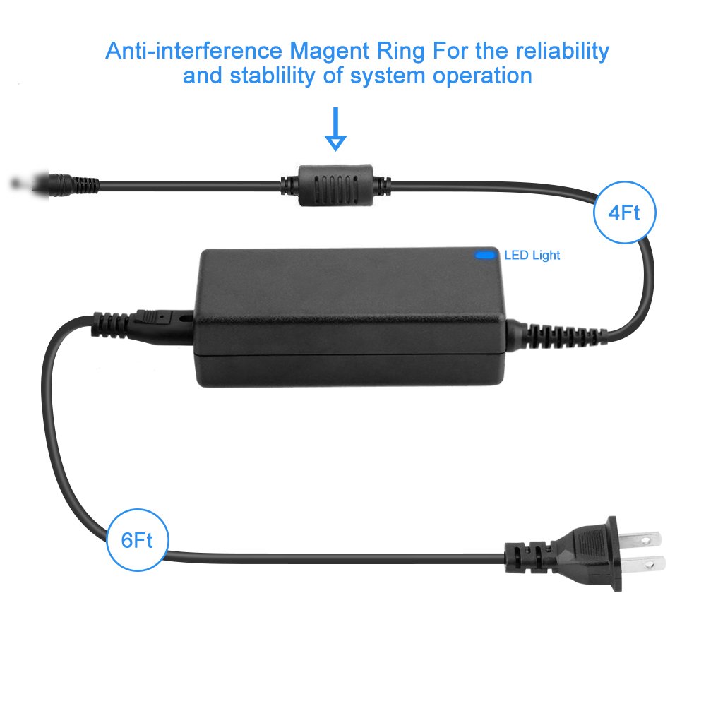 Amazon.com: AC/DC 4-Pin Adapter for Wacom Cintiq 24 24HD Touch 24
