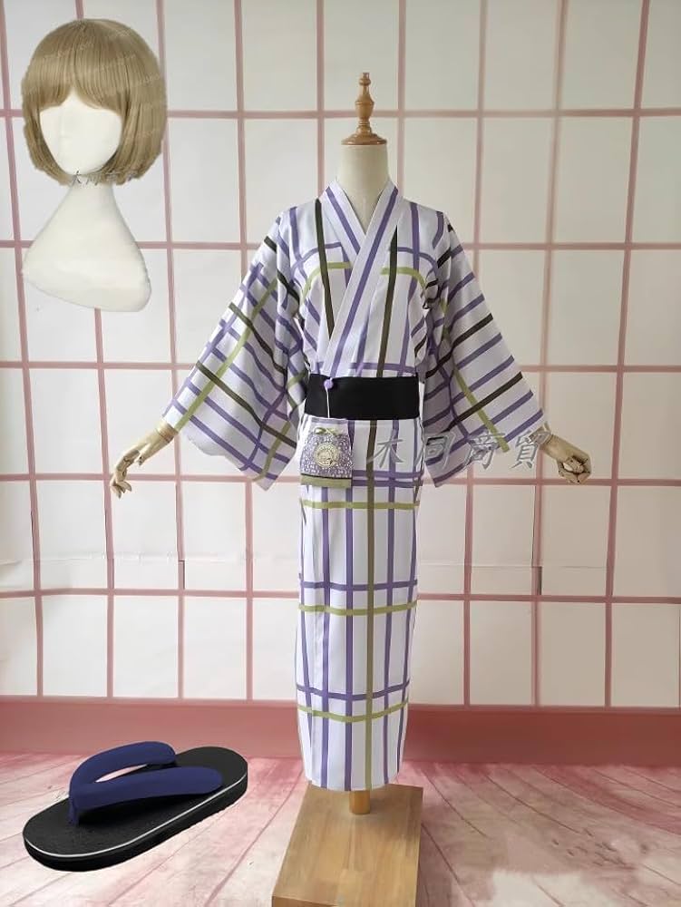 Amazon.co.jp: 刀剣乱舞-ONLINE- 前田藤四郎 浴衣 着物 軽装 コスプレ