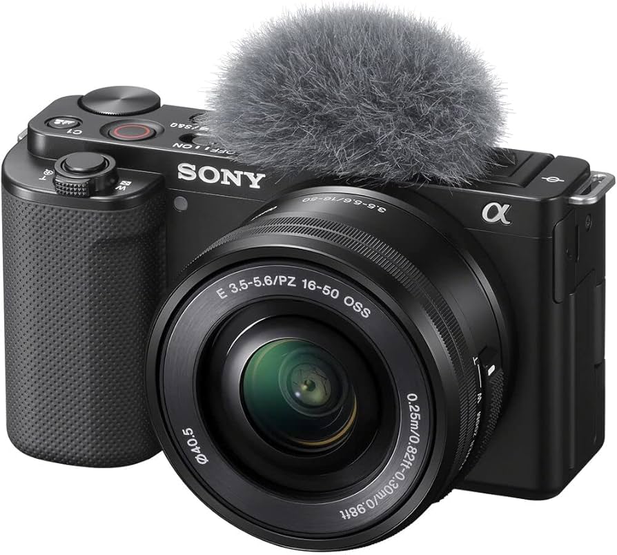 Amazon.com : Sony ZV-E10 Mirrorless Camera Black with 16-50mm