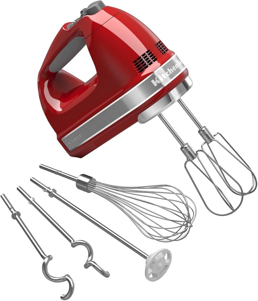 Amazon.com: KitchenAid KHM926ER Empire Red 9-Speed Hand Mixer