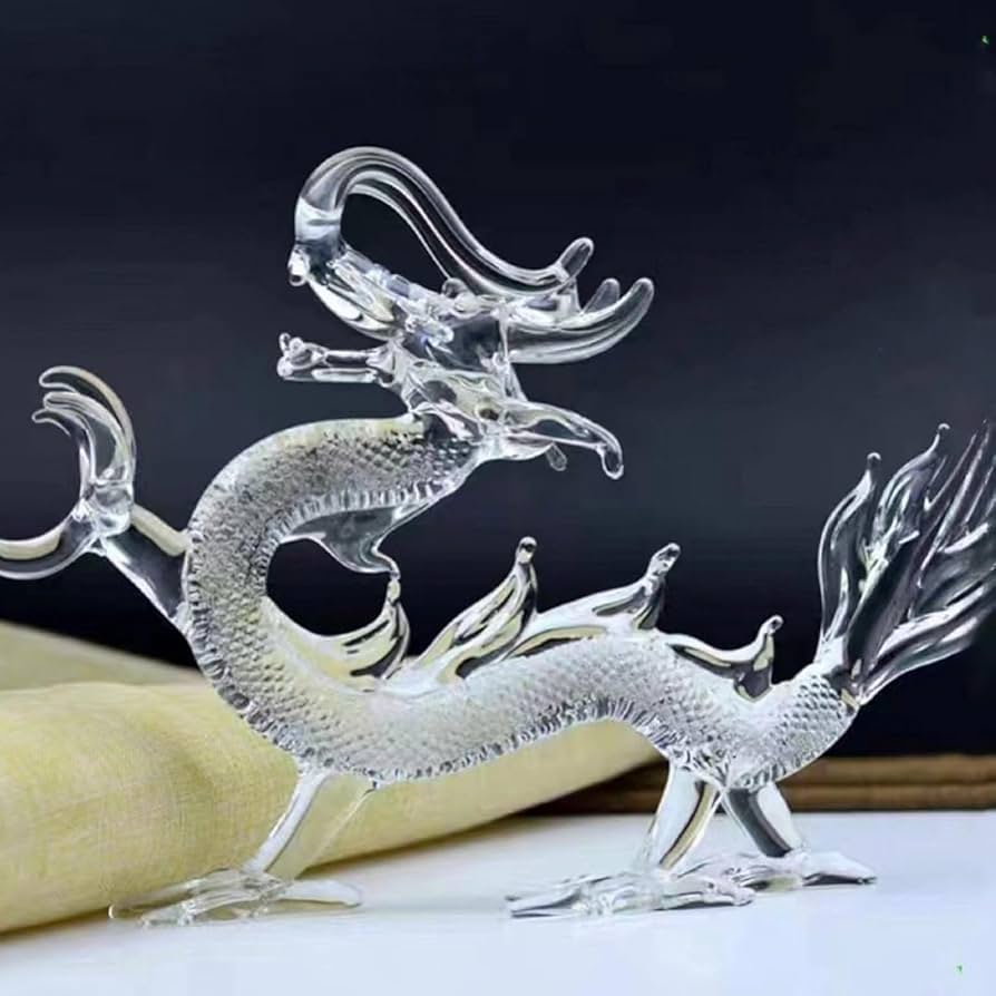 琉園工房 瑠璃工房 tittot 龍 大型 置物 クリスタル 琉園工房 瑠璃工房