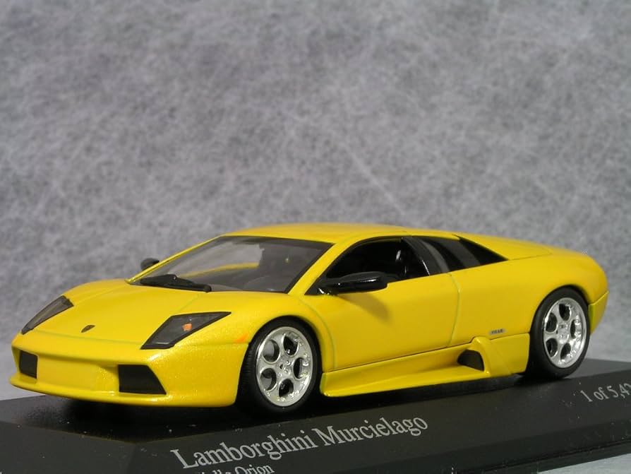 Amazon | 1/43 ランボルギーニ 〓 ムルシェラゴ Yellow.M