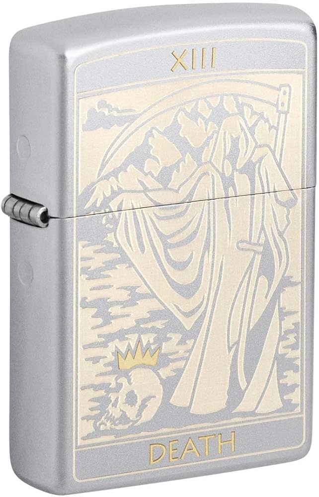 Amazon.co.jp: Zippo ライター タロットカード 13死 刻印 サテン