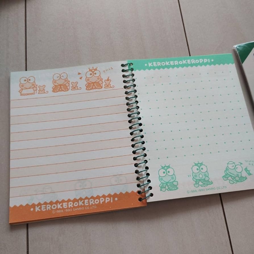 Amazon.co.jp: ※期間限定 けろけろけろっぴ レトロ メモ帳 シール