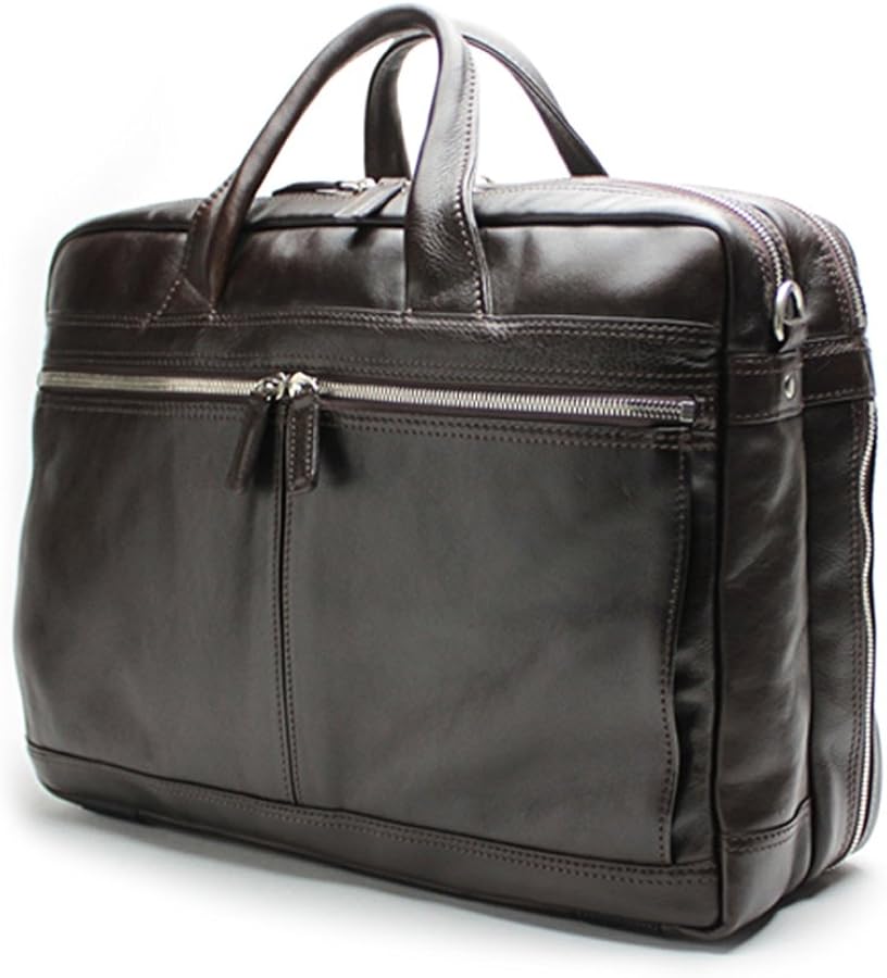 Amazon.co.jp: [海老名鞄] 本革 266 D-Brown URBAN（アーバン） Wide