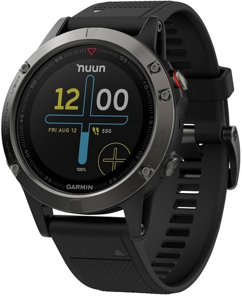 Amazon.com: Garmin Fenix 5 Sapphire - Black with Black Band
