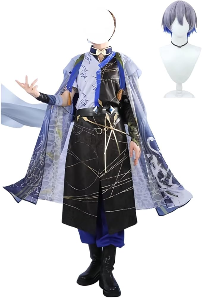 Amazon.co.jp: [DOKITOKI] 小柳ロウ コスプレ 衣装 Vtuber 小物付き