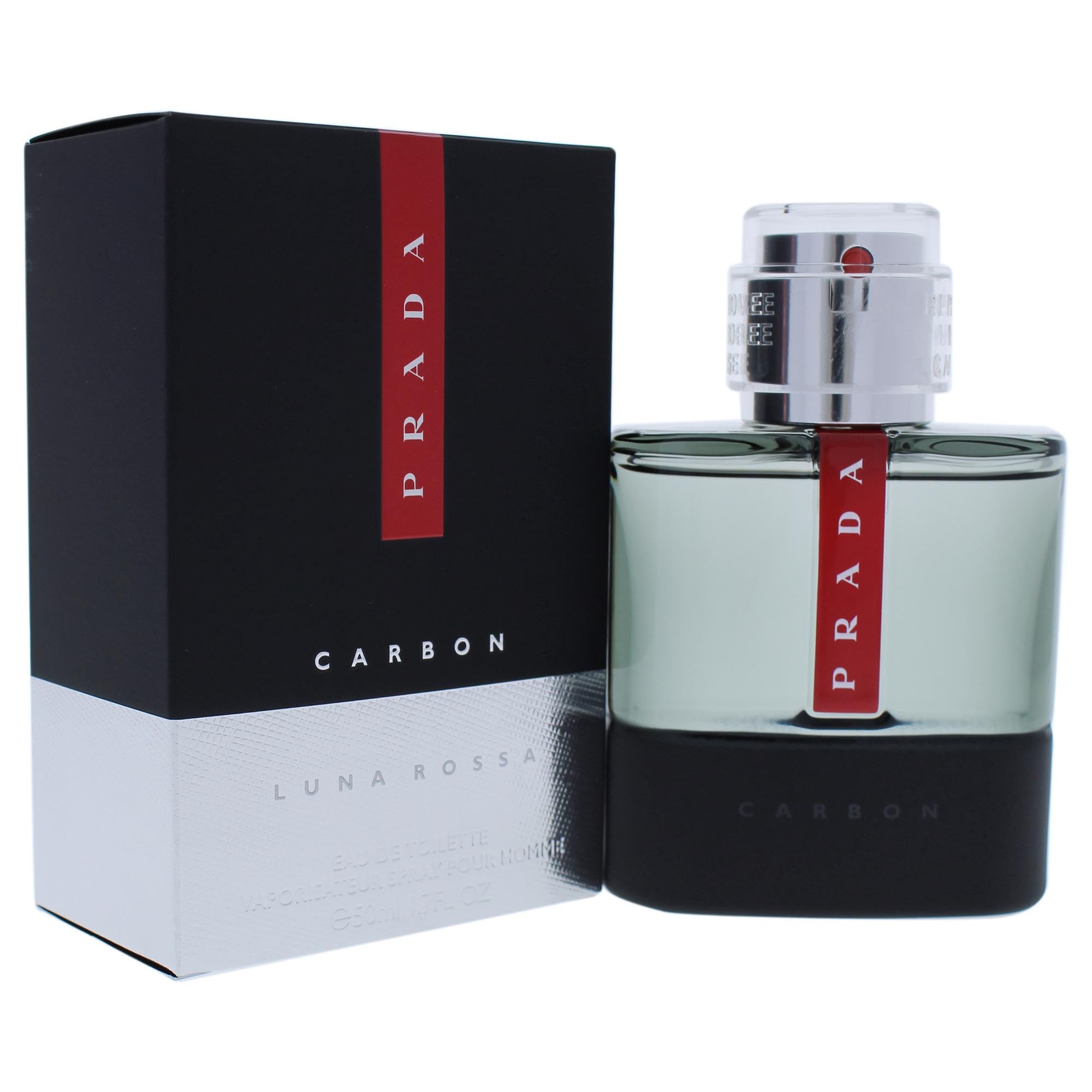 Amazon.com : Prada Luna Rossa Carbon Pour Homme 1.7 oz Eau de