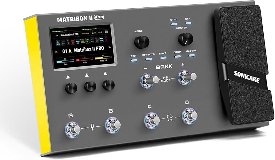 Amazon.com: SONICAKE Matribox II Pro - Multi Effects Guitar Pedal