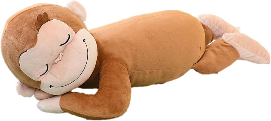 Amazon.co.jp: おさるのジョージ ぬいぐるみ スーパーラージ おやすみ