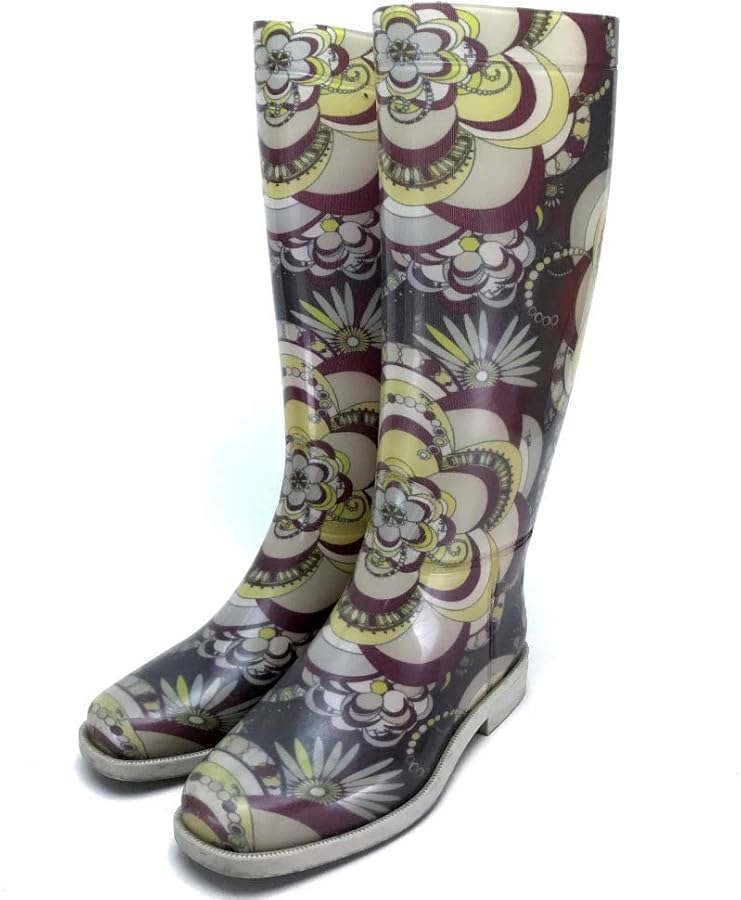 Amazon | (エミリオプッチ)Emilio Pucci プッチ柄 レインブーツ 長靴