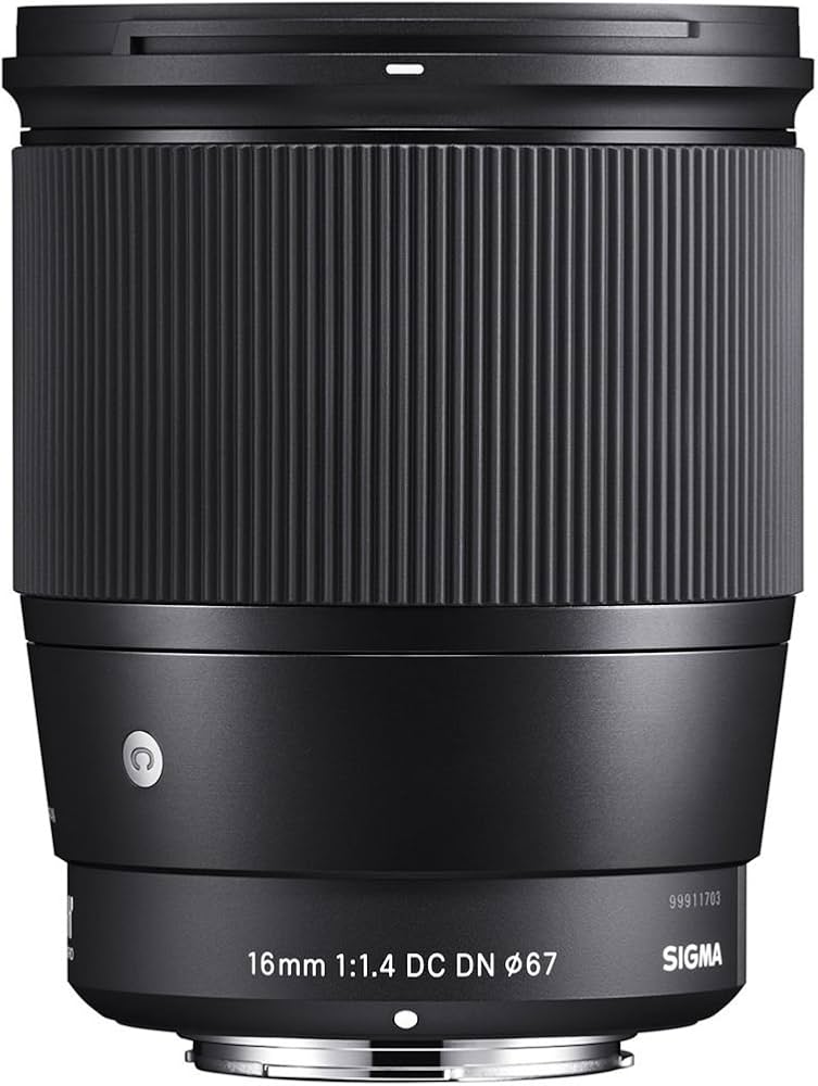 Sigma 16mm f1.4 DC DN Contemporary Lens for Sony E (402965) Black
