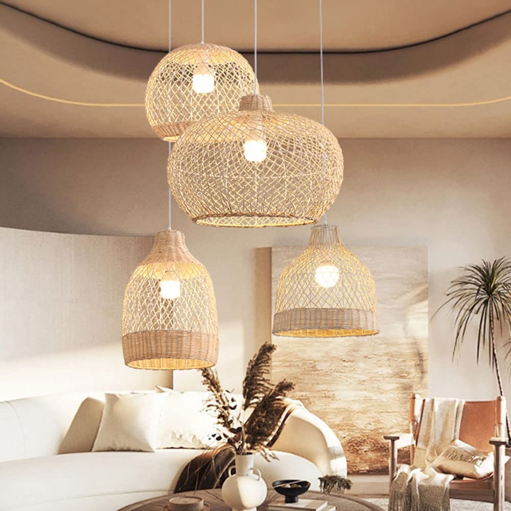 シーリングライト・天井照明 BRID RATTAN PENDANT LAMP シーリング