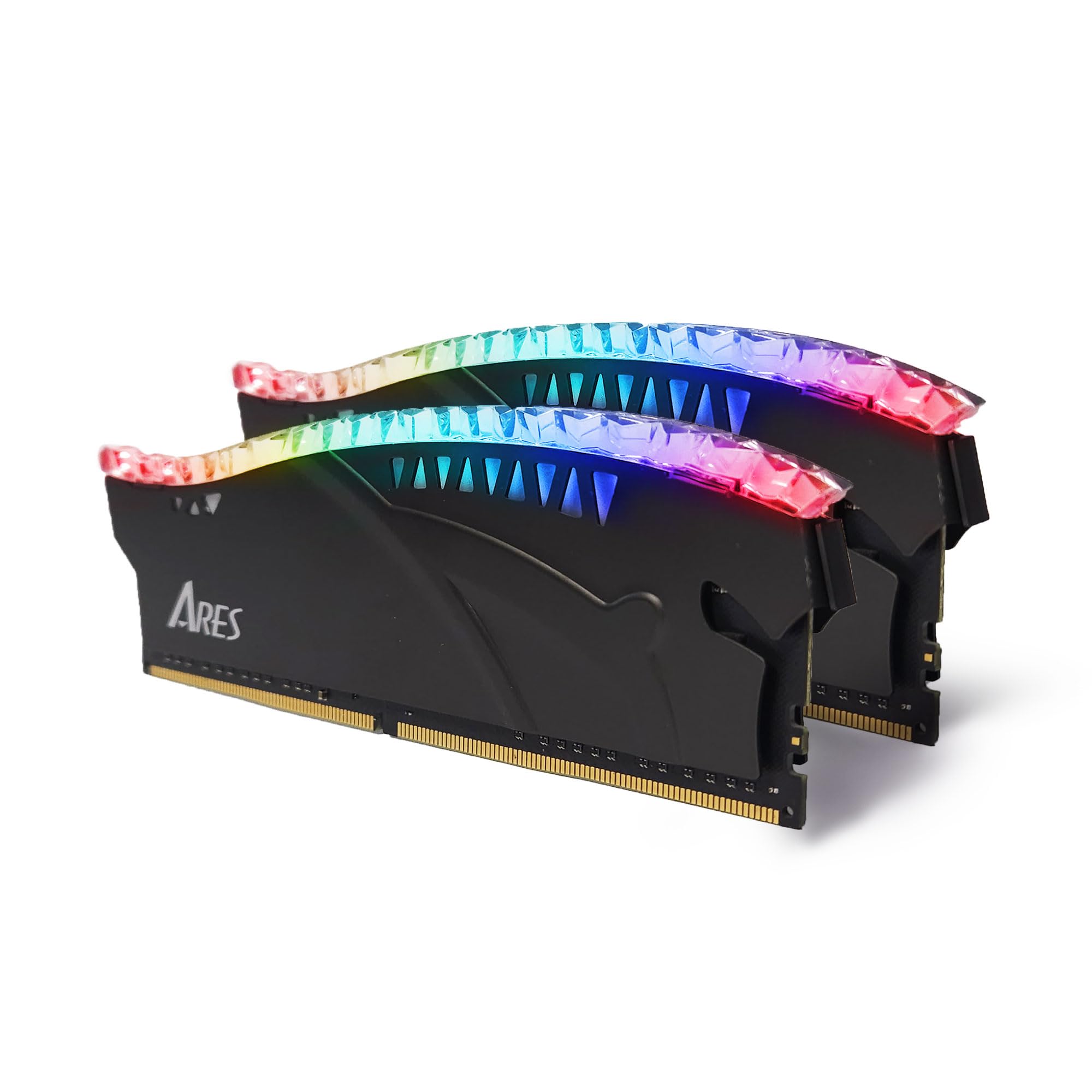 DATO 32GB DDR4 RAM, 16GBx2, Memory with RGB Heatsink 3200MHz CL16