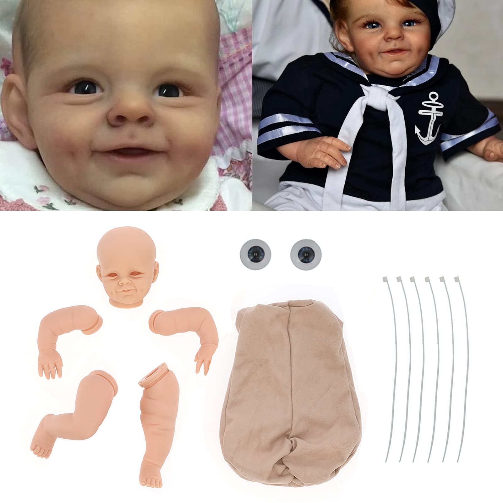 Amazon.co.jp: リボーンドールキット、21インチビニールリアルな