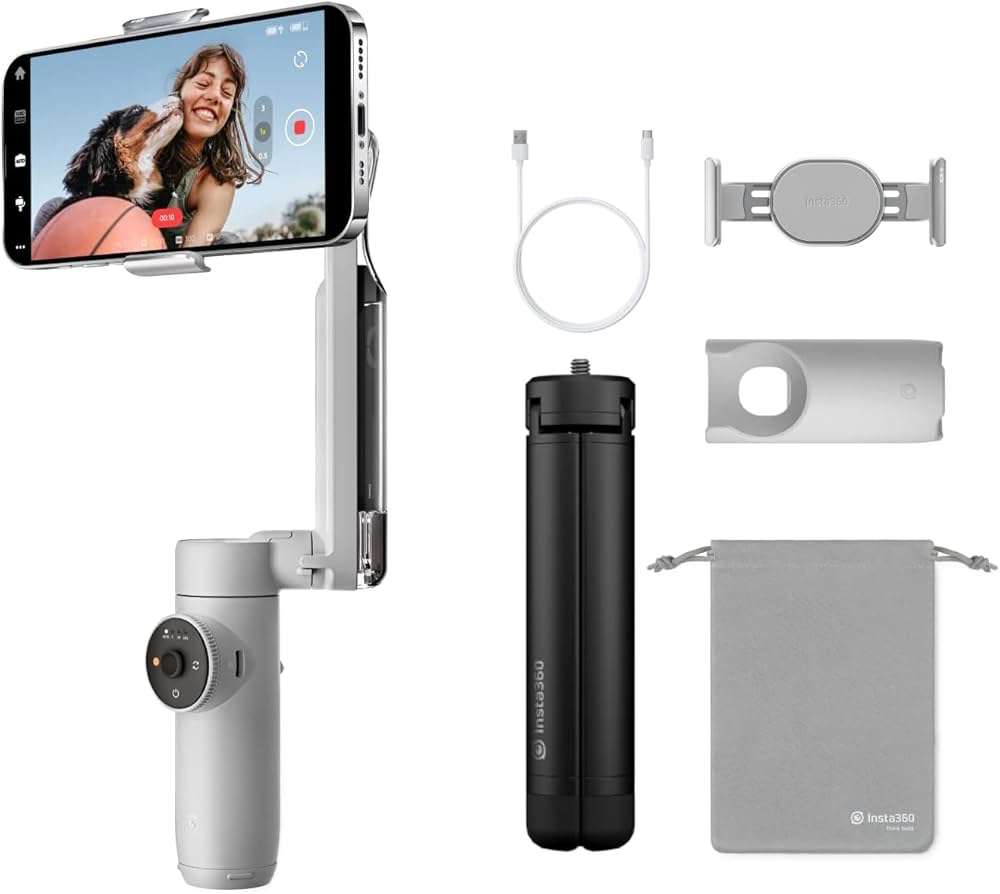 Amazon.co.jp: Insta360 Flow プロ三脚キット- AI搭載スマートフォン用