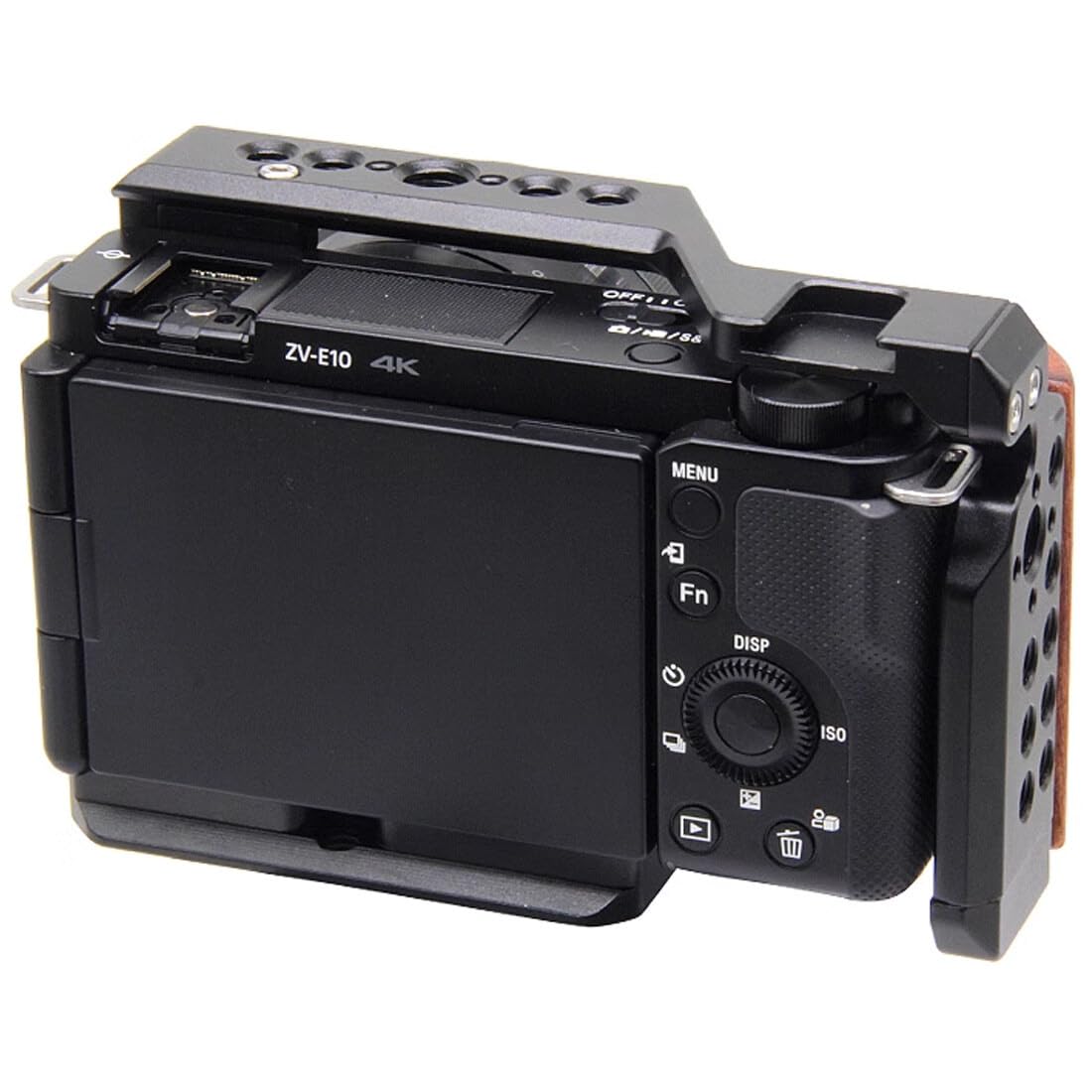 Amazon | Topcine カメラケージ Sony Alpha ZV-E10 用 木製ハンドル