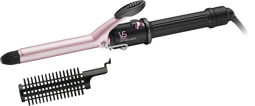 Amazon | ヴィダル サスーン カール ヘアアイロン 19mm ピンクシリーズ