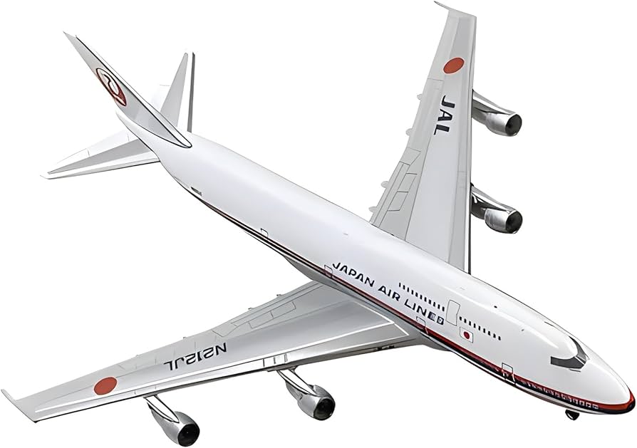 Amazon.co.jp: ODddot 日本航空ボーイング B747-300 旅客機モデル合金