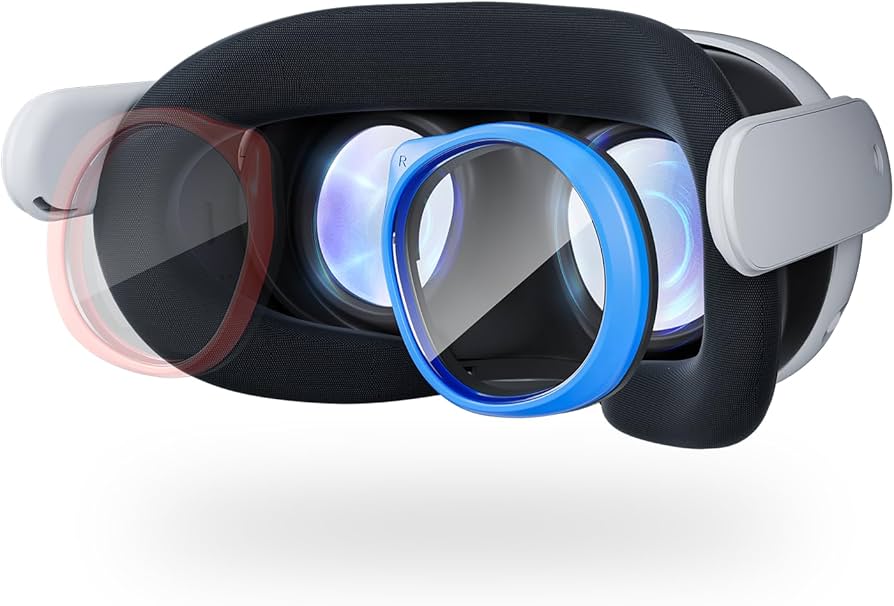 Amazon.co.jp: Maecker 度付きレンズ（右側の青、-7.0）Meta Quest 3用