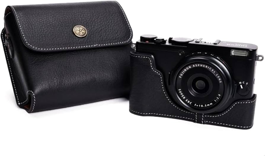 Amazon.com : Handmade Genuine Real Leather Full Camera Pouch Case