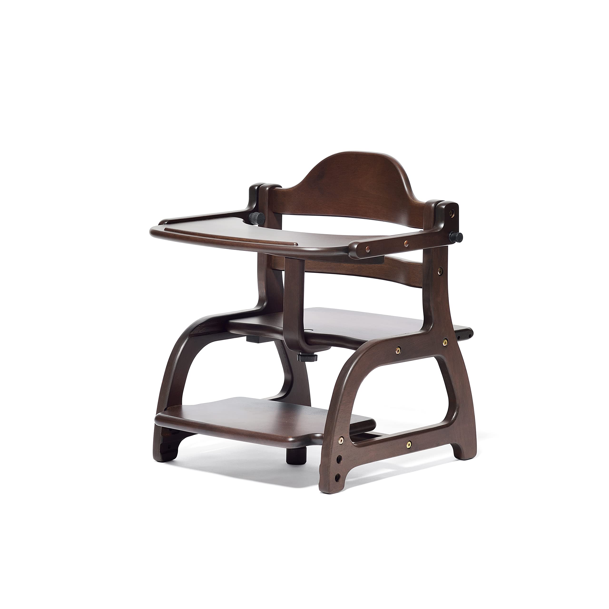 Amazon | すくすくローチェアII ダークブラウン ベビーチェア キッズ