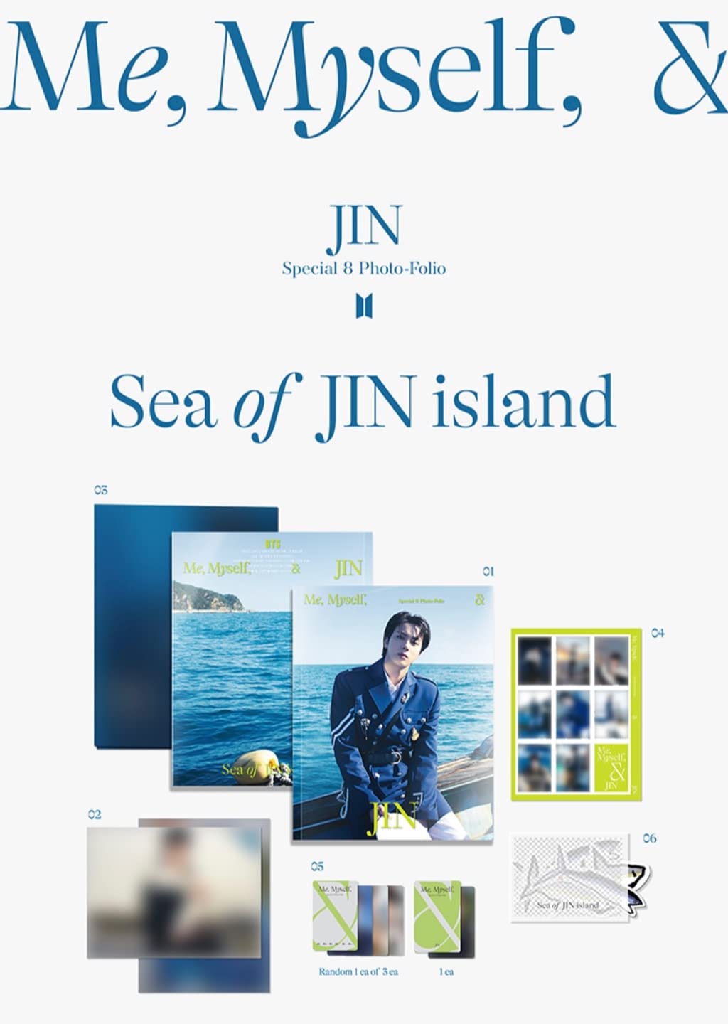 Amazon.co.jp: BTS - Special 8 Photo-Folio Me, Myself, and Jin 'Sea