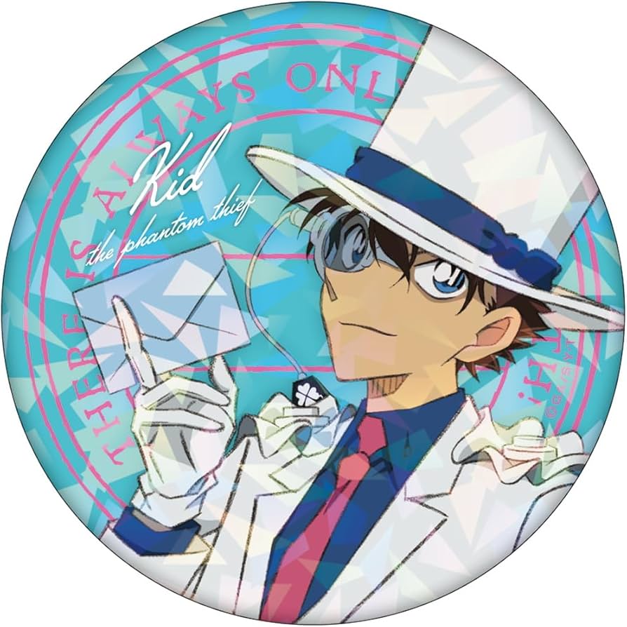 名探偵コナン 怪盗キッド 花冠缶バッジ 24個セット 名探偵コナン 怪盗