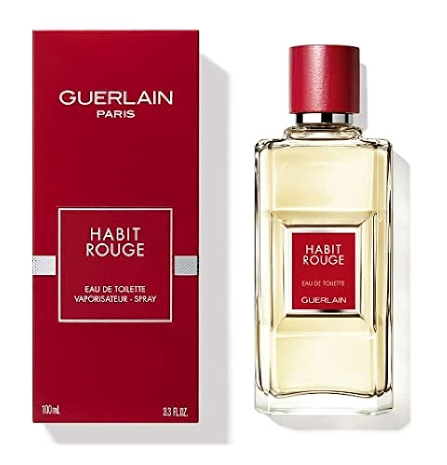 Amazon.com : Guerlain HABIT ROUGE EDT SPRAY 3.4 OZ : Health And