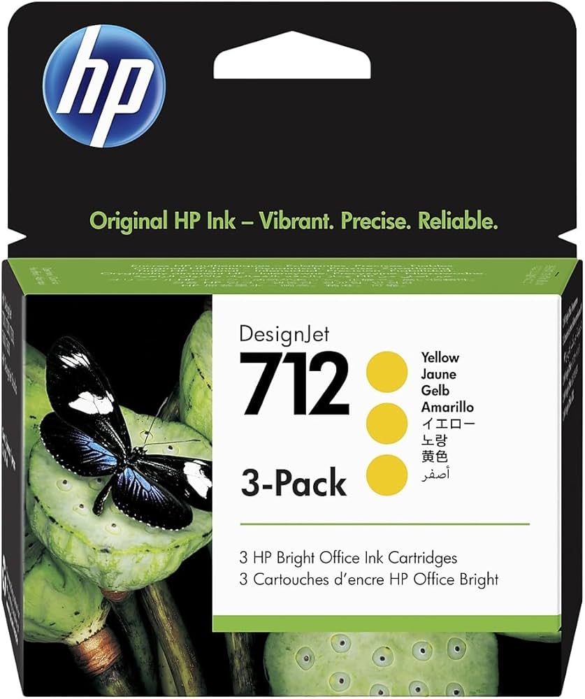 Amazon.co.jp: HP 712 イエロー 29-ml 3個パック 純正インク