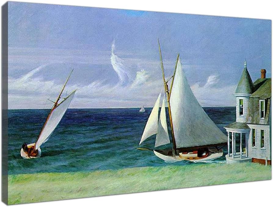 Amazon.co.jp: 《リーショア》by Edward Hopper アートポスター