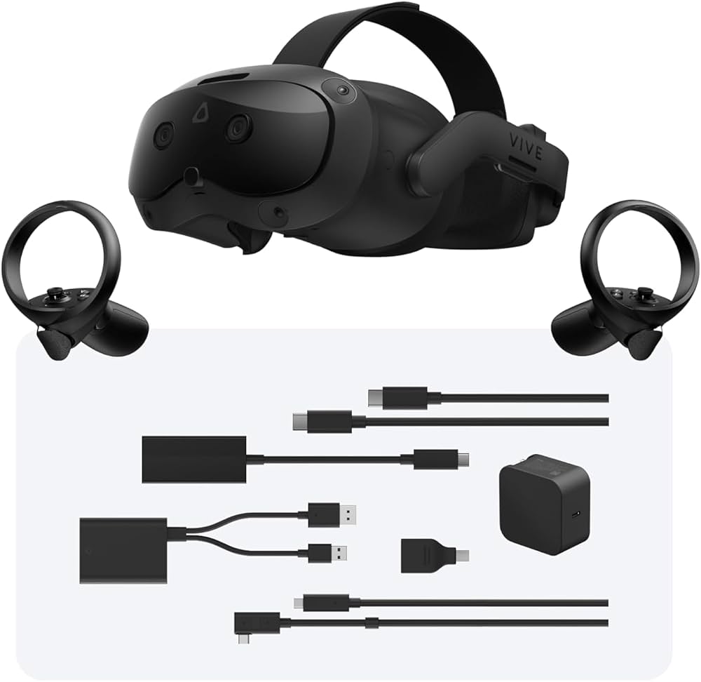 Amazon.com: HTC Vive Focus Vision Wired Bundle — XR Headset with