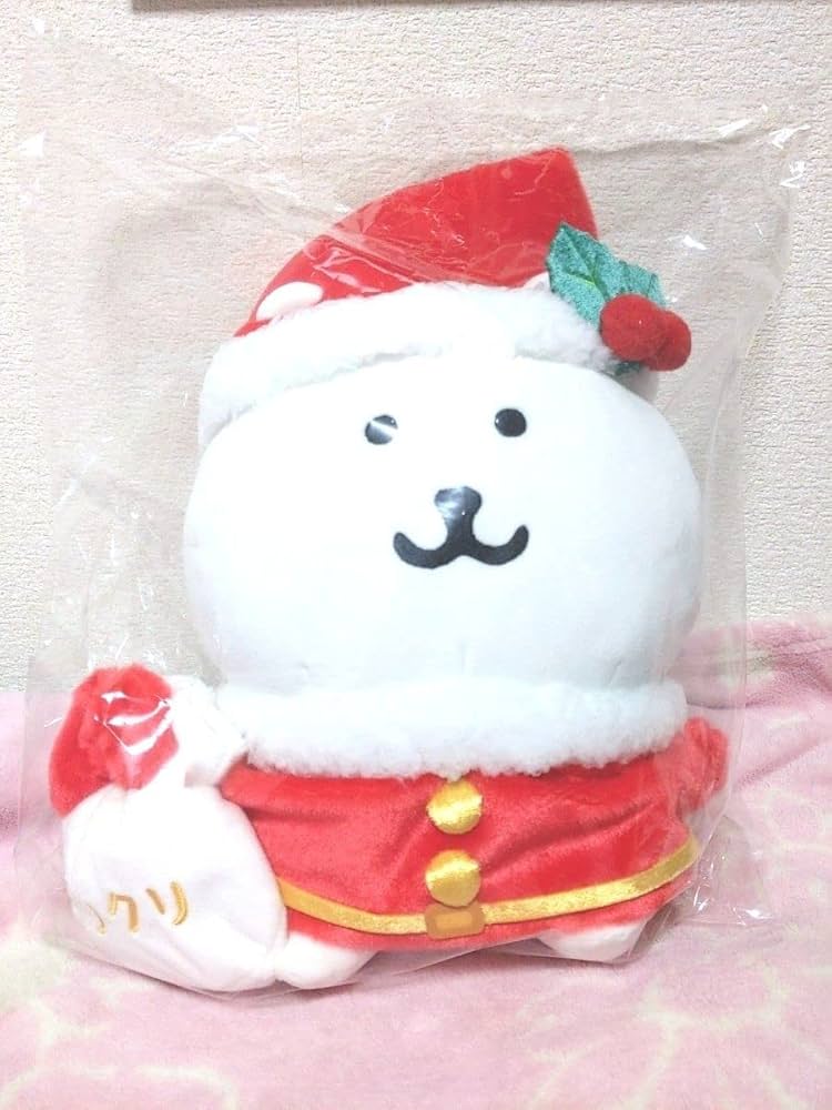 Amazon.co.jp: ナガノくま クリスマス サンタ ぬいぐるみ : おもちゃ