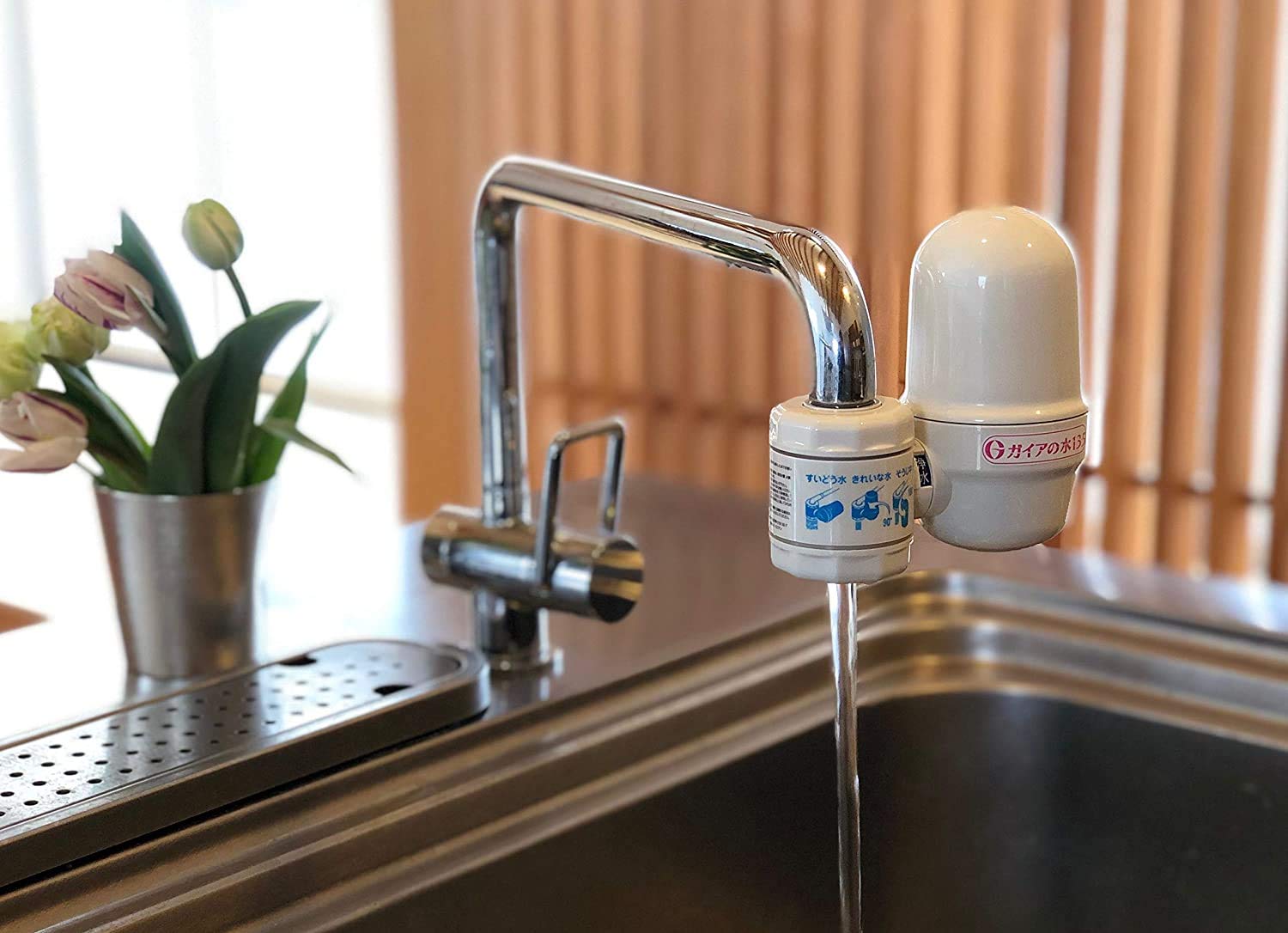 Amazon | ガイアの水135 浄水器 本体 オリジナル温泉タオル付き