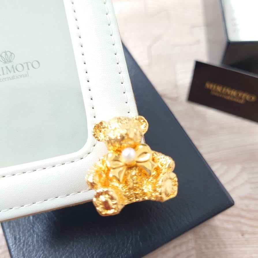 Amazon.co.jp: MIKIMOTO ミキモト フォトフレーム 写真立て 真珠 くま