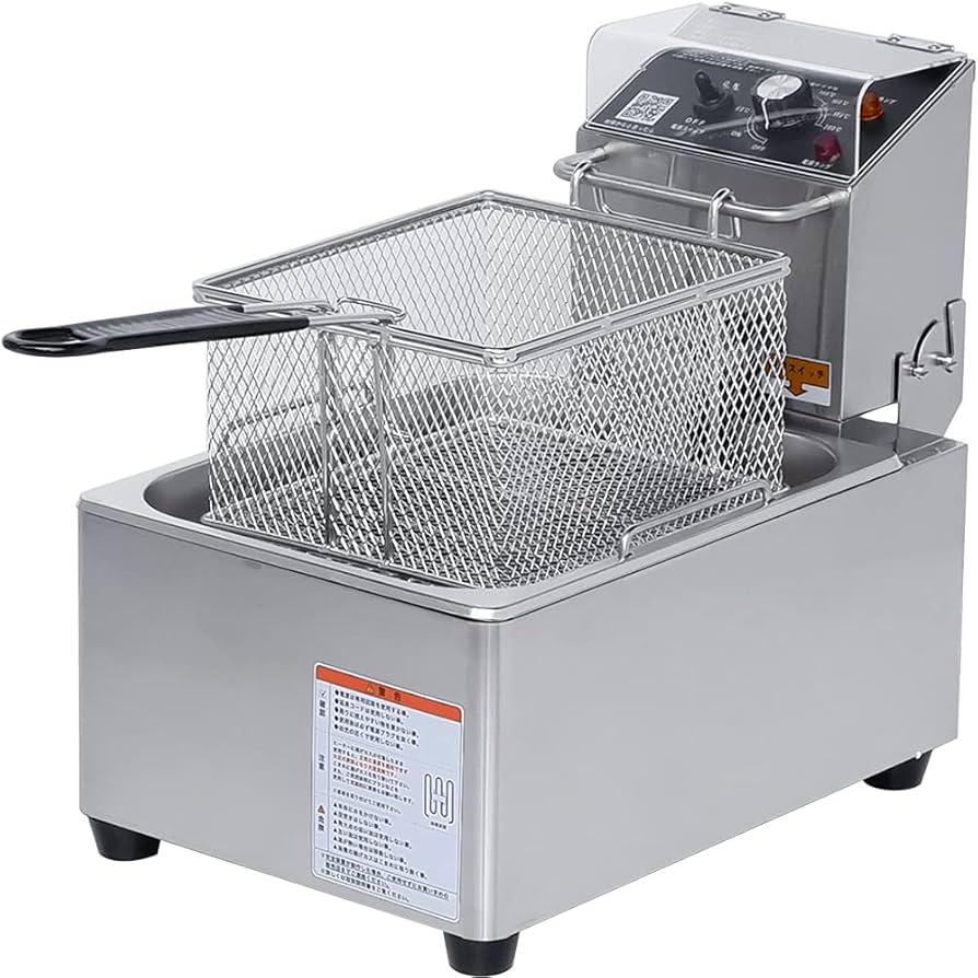 Amazon.co.jp: 業務用 電気フライヤー 1槽式 卓上タイプ（メイン