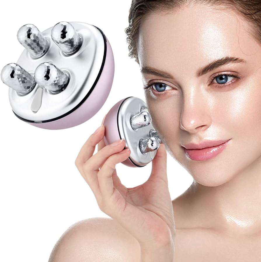 Amazon.co.jp: TOWARDS 美顔ローラー 4本ローラーヘッド フェイスケア