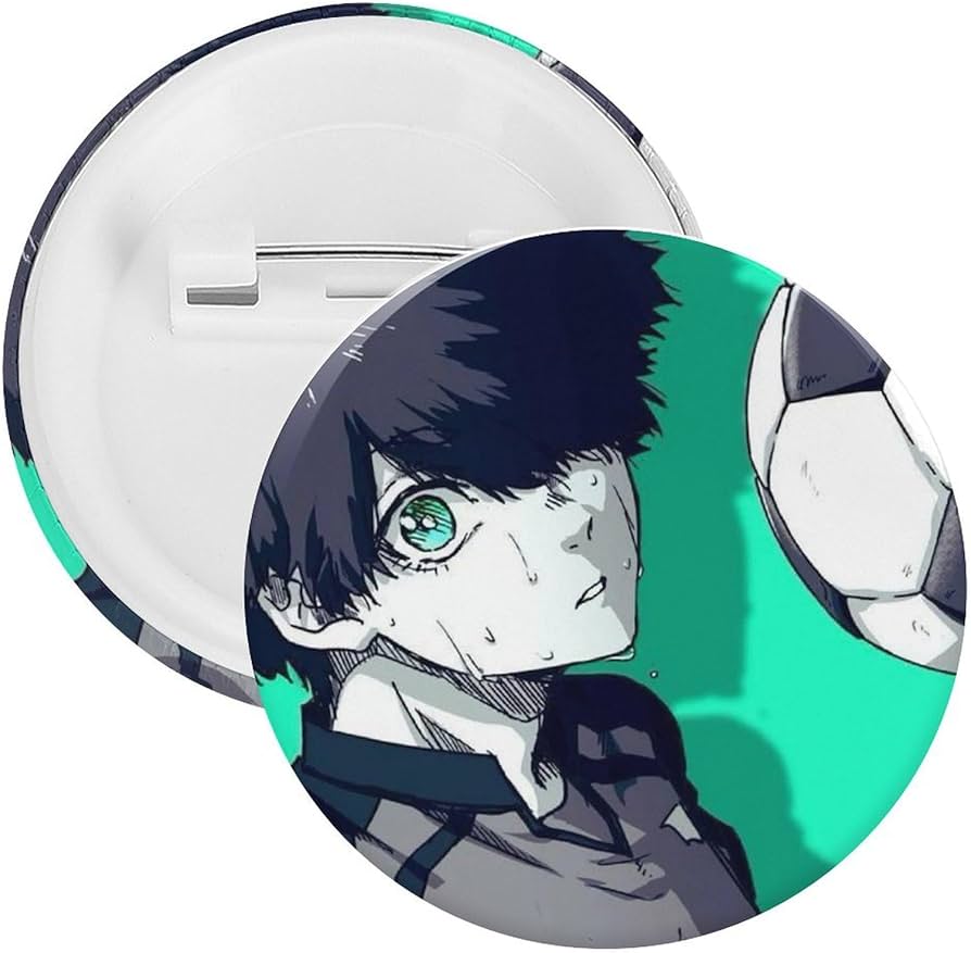 Amazon.co.jp: ブルーロック 二子 一揮 缶バッジ ばね針式 同人グッズ