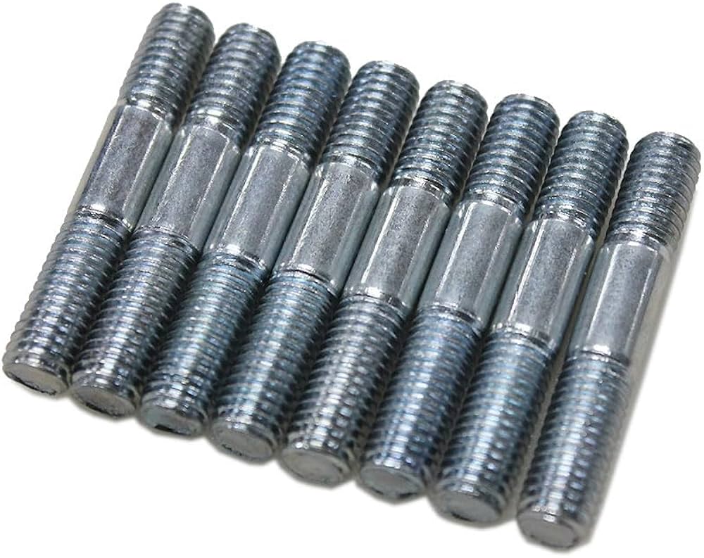 Amazon.co.jp: スタッドボルト 8mm×48mm M8 P1.25 8本 マフラー交換用