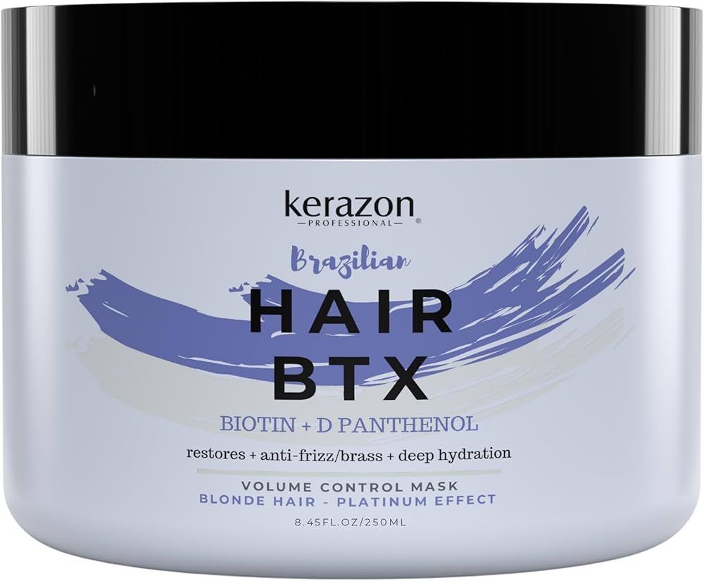 Amazon.com: KERAZON Blonde Brazilian Hair BTX Treatment Purple