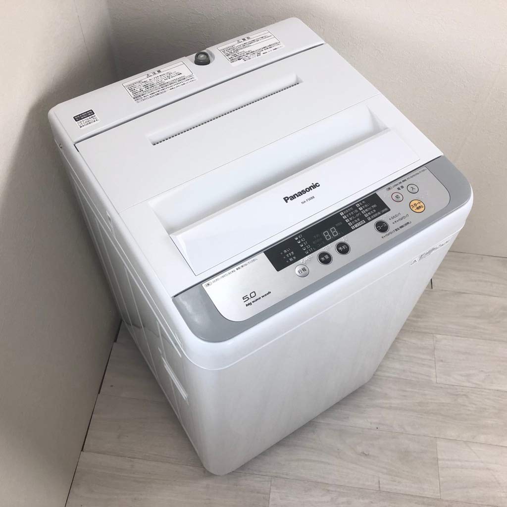 Amazon.co.jp: Panasonic 全自動洗濯機 5kg シルバー NA-F50B8-S