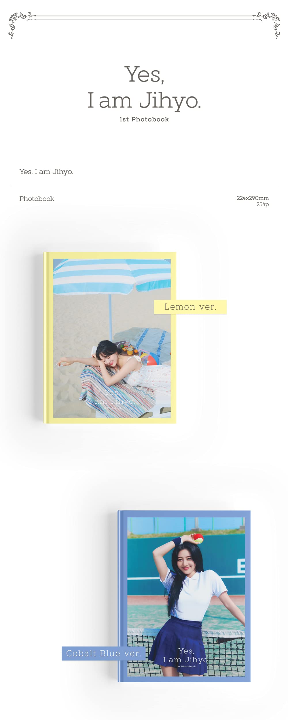 Amazon.co.jp: TWICEジヒョ1stPhotobookはい私はジヒョです。 写真集