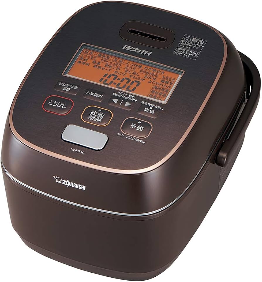 Amazon | 象印マホービン 炊飯器 5.5合 ブラウン NW-JT10-TA | 象印