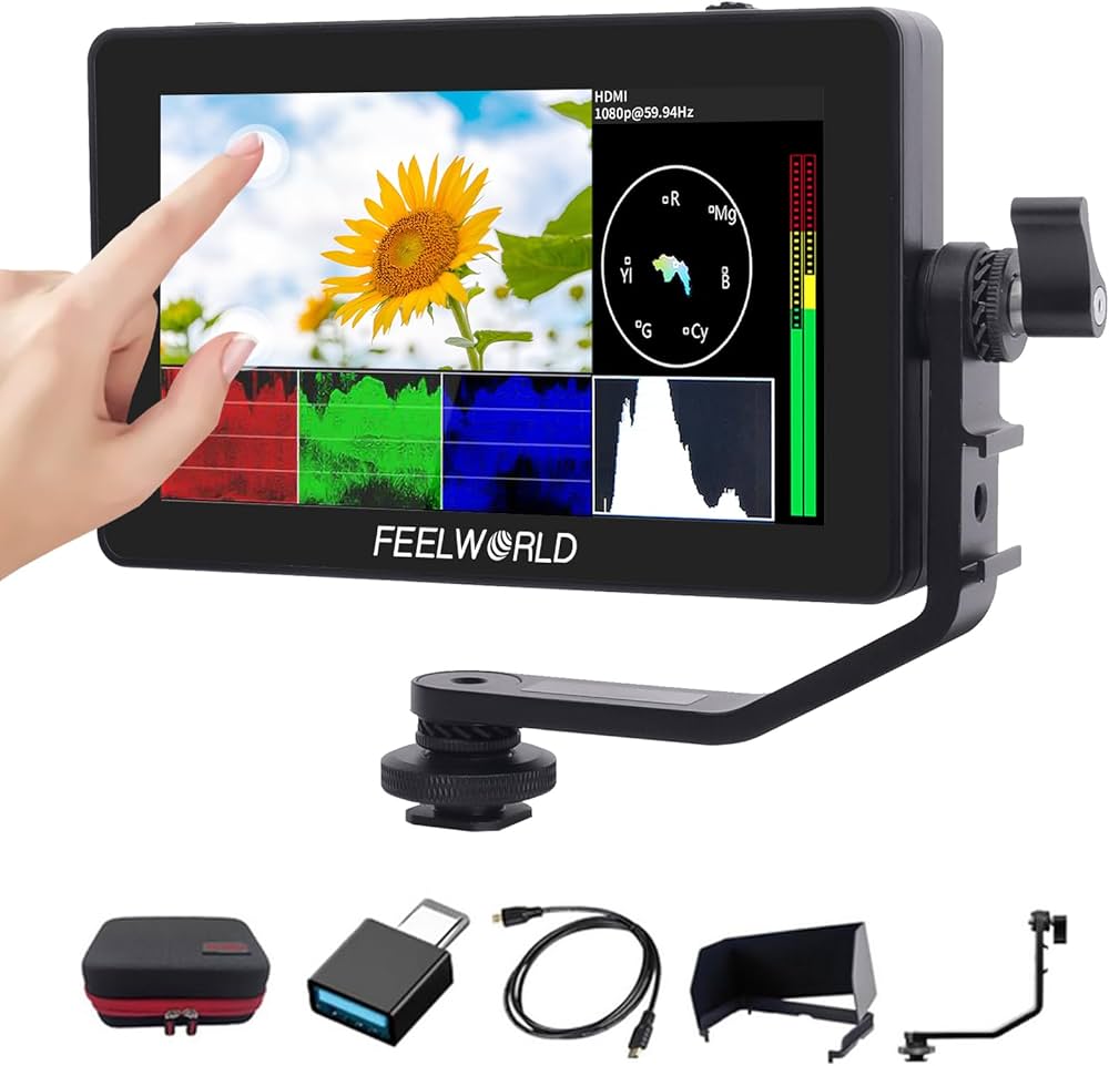 Amazon | Feelworld F6 Plus タッチスクリーン 液晶フィールドモニター