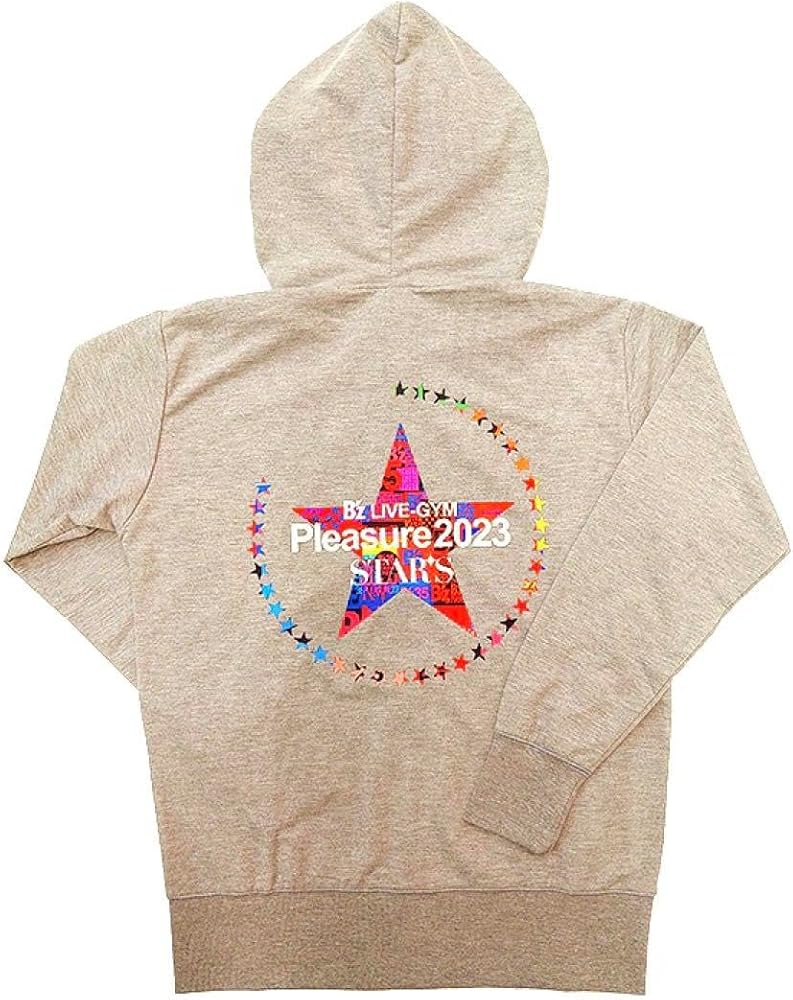 Amazon.co.jp: B'z Pleasure 2023 -STARS- ジップパーカー グレー L