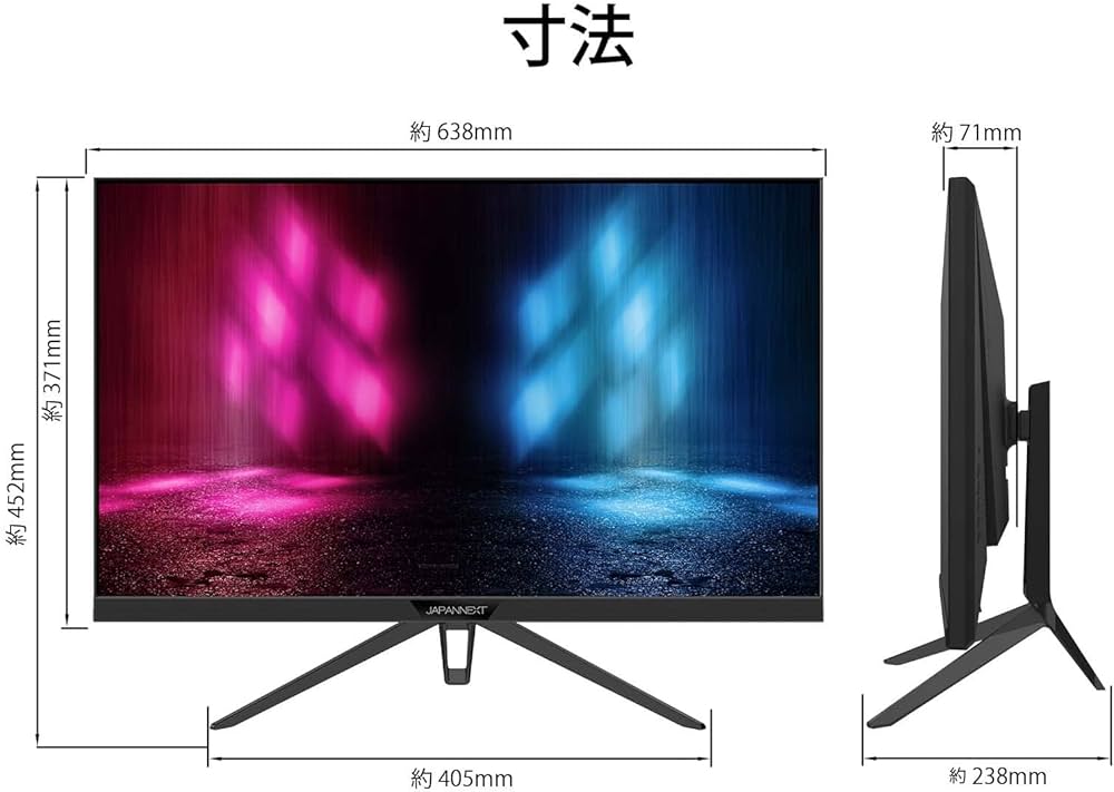 Amazon.co.jp: JAPANNEXT 28インチゲーミングモニター JN