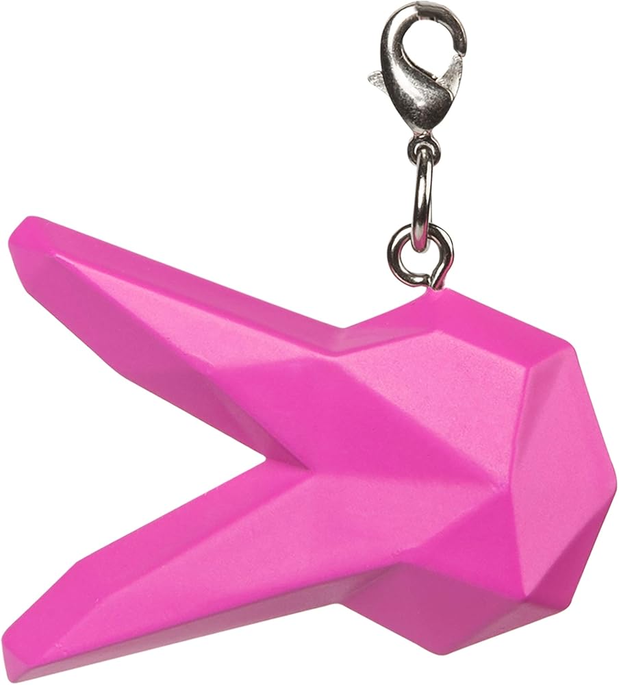 JINX Overwatch D.Va Charm 3D Bunny Key Chain, Pink, 1.75