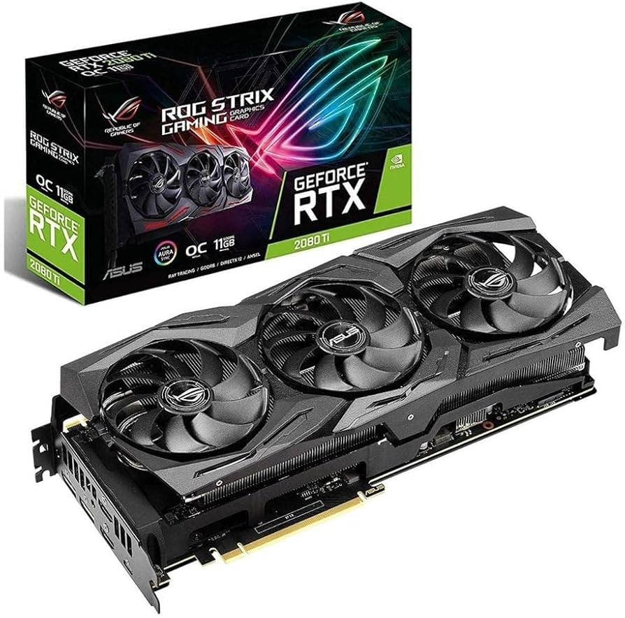 ASUS ROG STRIX GeForce RTX 2080TI-O11G Overclocked 11G GDDR6 HDMI