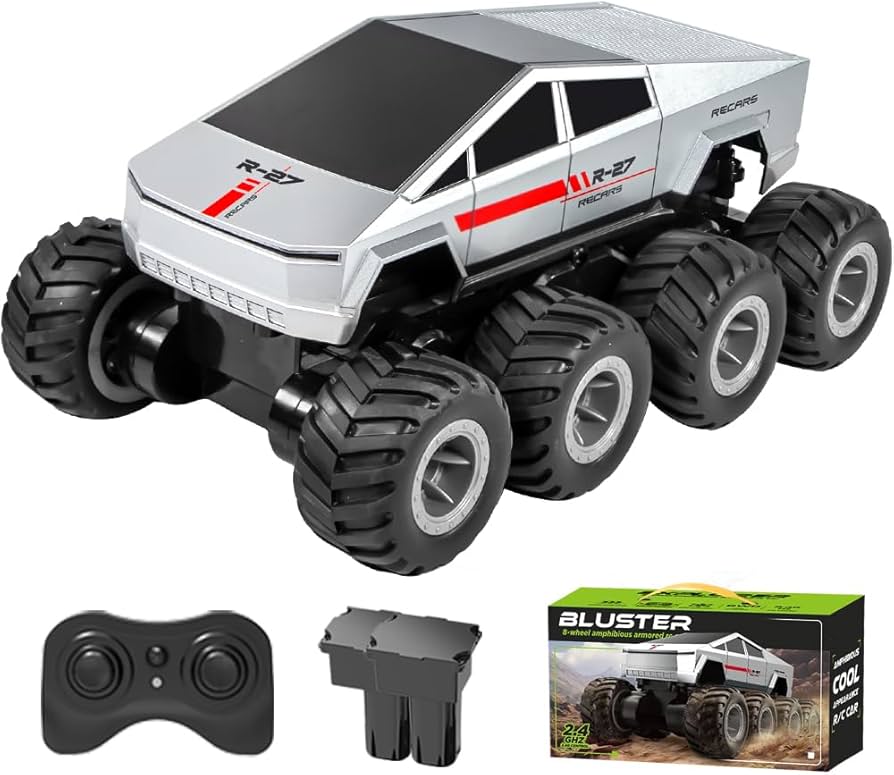 Amazon.co.jp: ZAVEN 水陸両用 ラジコン オフロード 8WD トラック