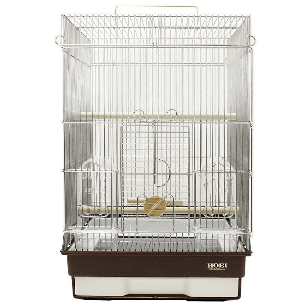 Amazon | HOEI HOEI 35手のりステンレス ブラウン | ホーエイ | 鳥かご